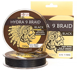 ABORIGEN HYDRA 9 BRAID BLACK 150 M / 0.05 MM
