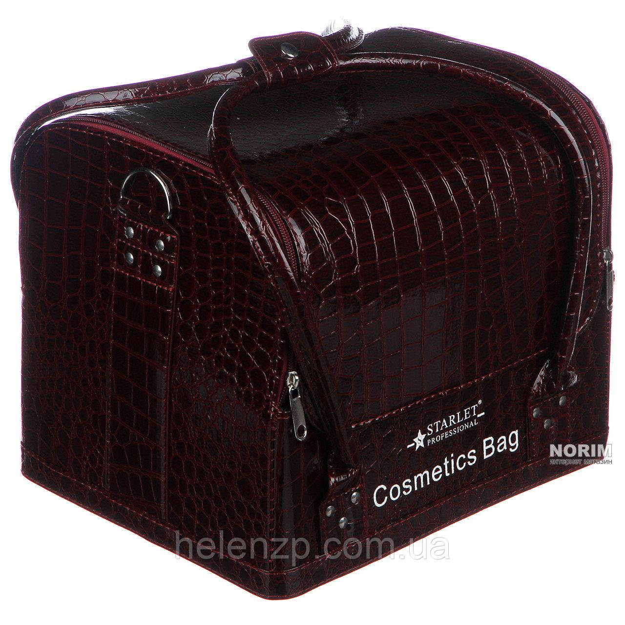 Бьюти-кейс, сумка для мастеров индустрии красоты, саквояж, органайзер, чемодан для косметики Starlet - фото 1 - id-p1313674902
