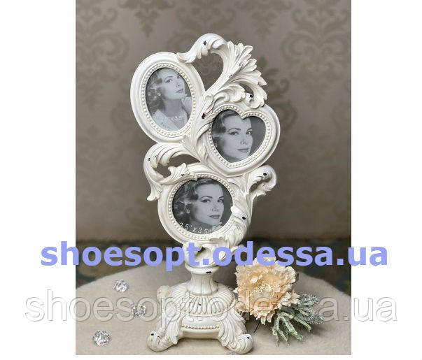 Фоторамка романтична в стилі Шеббі шик 38х19 см