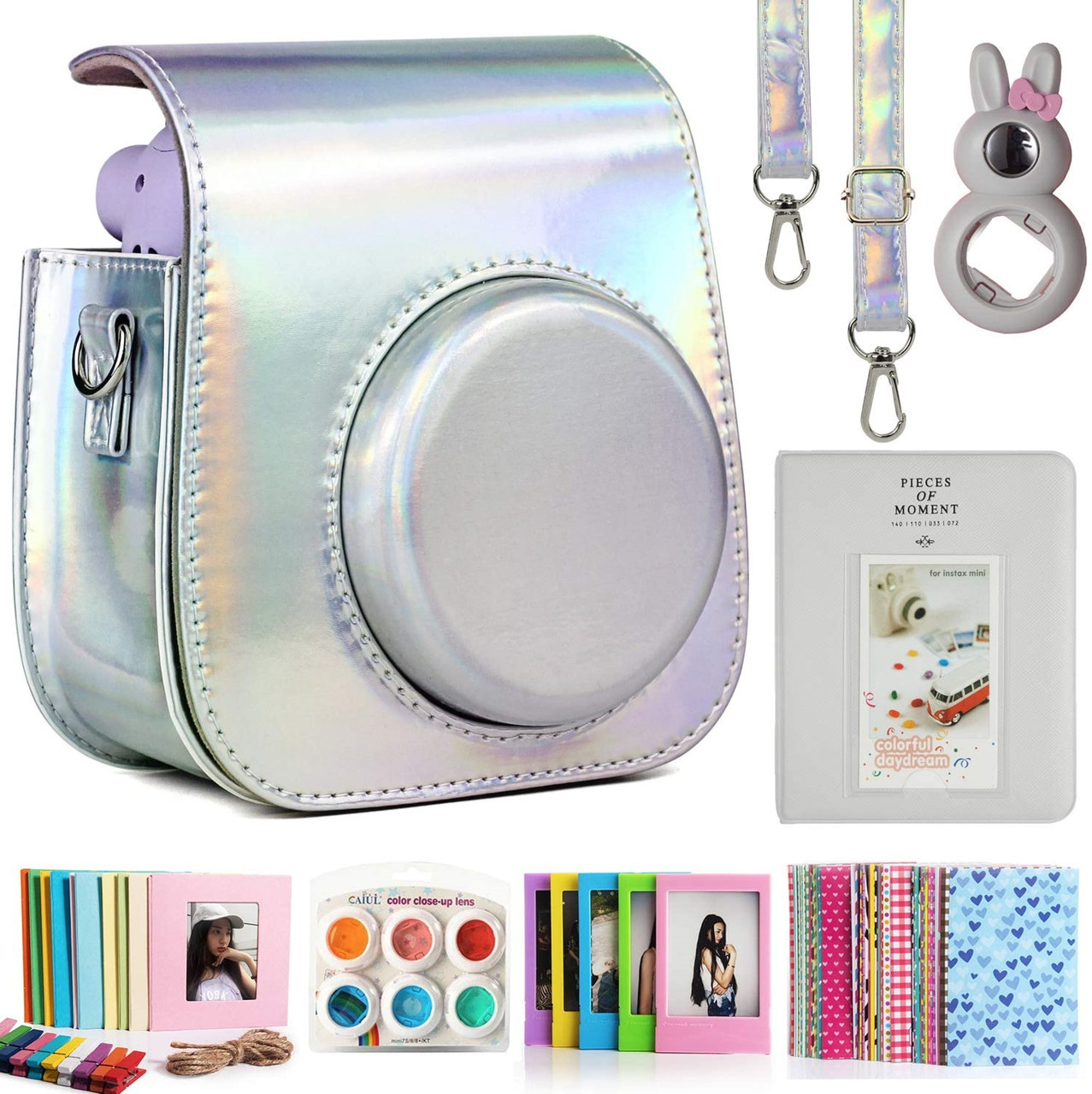 Набір для Камери моментальної Печатки Fujifilm Instax Mini 11 Чохол, Лінзи, Рамкі, Альбом від CAIUL, фото 1