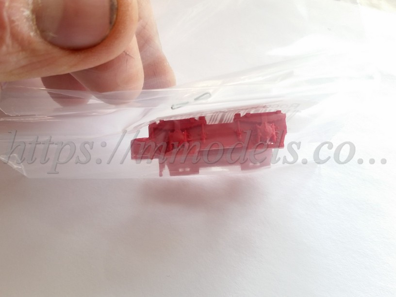 Запасні частини — візок тендера паровоза BR01, масштабу 1/87 Roco 106208, фото 1