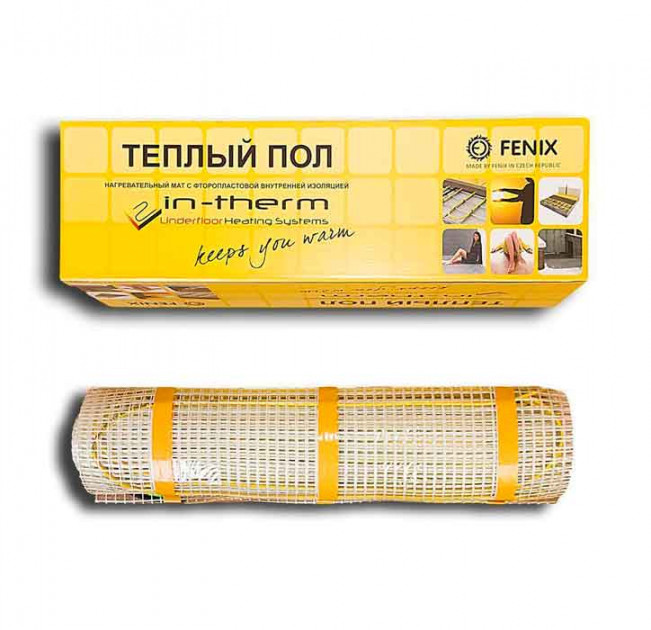 Нагрівальний мат двожильний in therm 170 вт 0.8 кв.м.