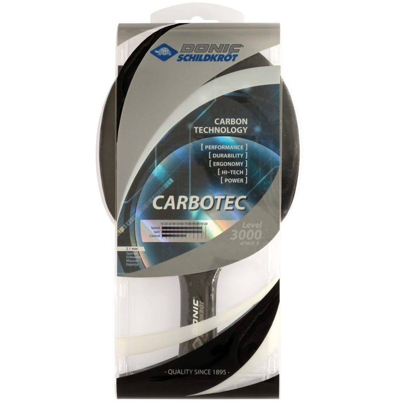 Ракетка настільний теніс Donic Carbotec Level 3000