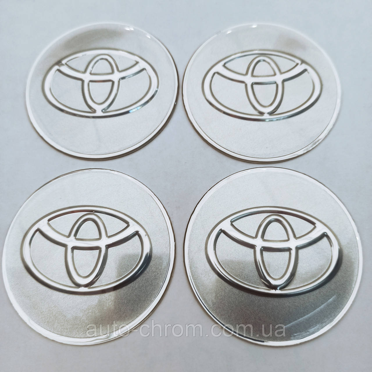 Наклейка опукла на ковпачок диска Toyota 65 мм, фото 1