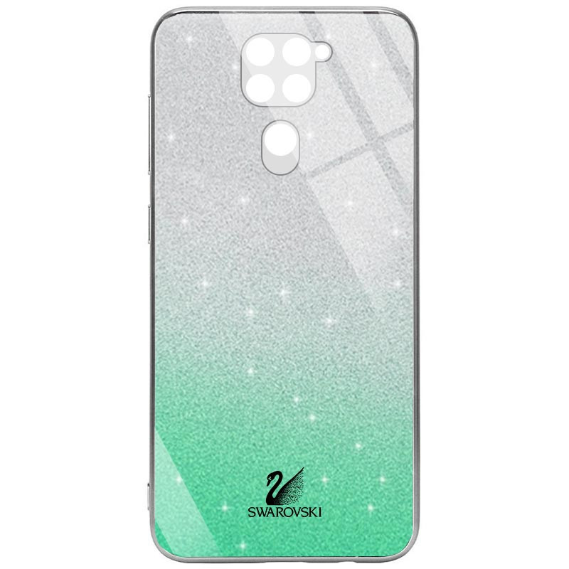 TPU+Glass чохол Swarovski Full Camera для Xiaomi Redmi Note 9 / Redmi 10X