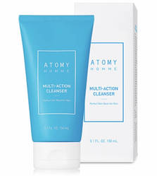 Мус для вмивання для чоловіків Multi -action Cleanser Atomy-Корея. Піна для гоління. 150 мл.
