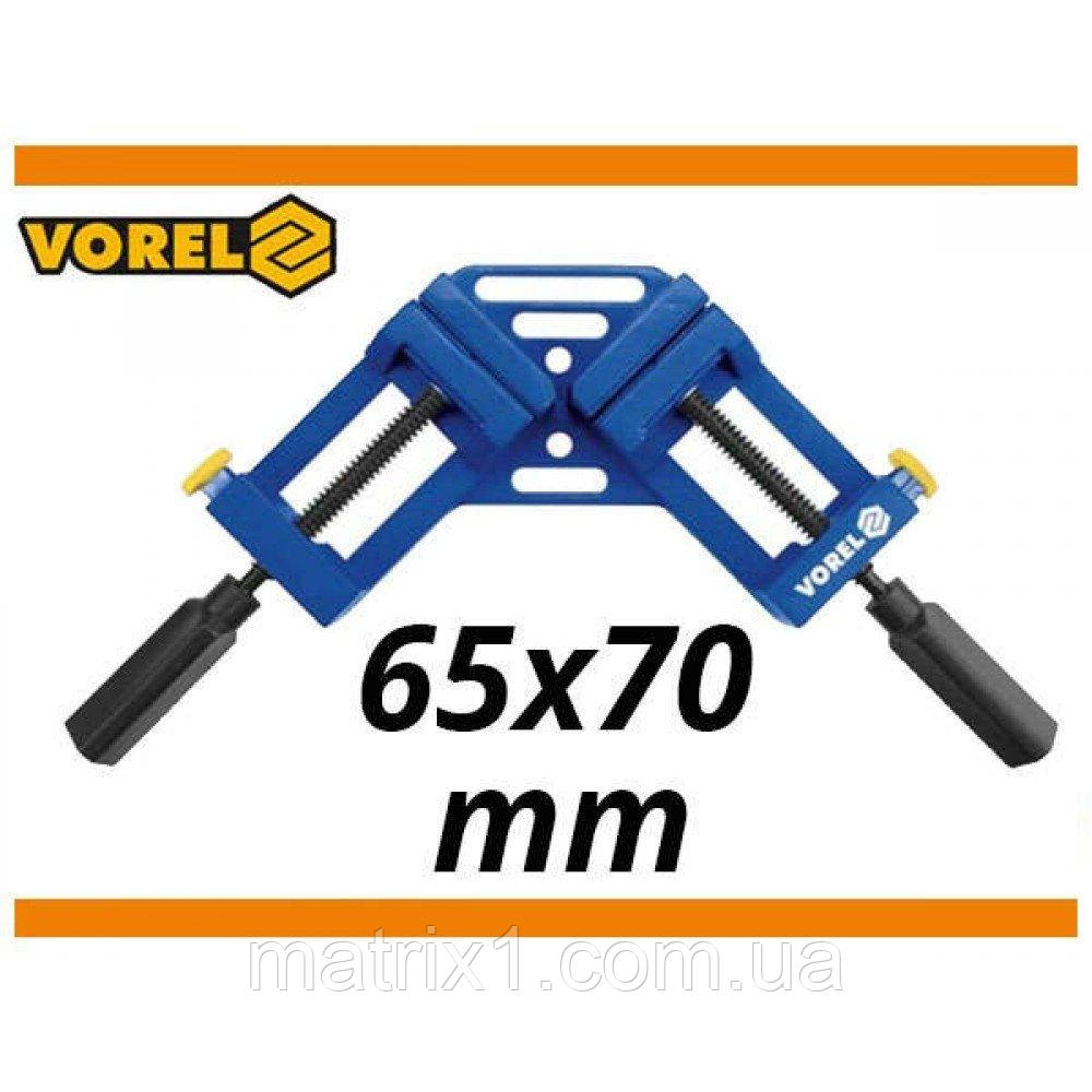 Струбцина угловая, 65 мм VOREL, фото 1