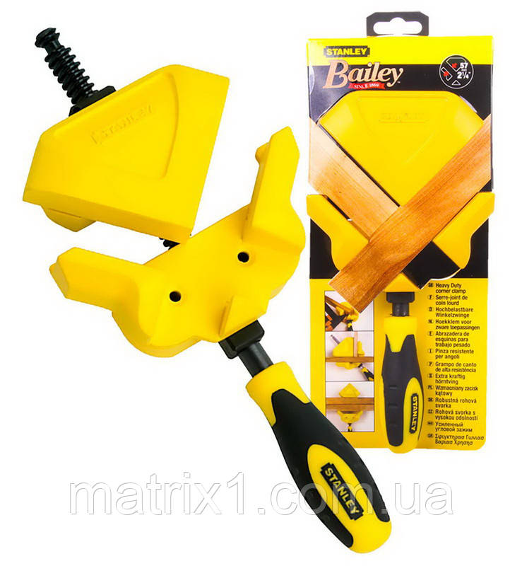 Струбцина кутова, 57 мм, STANLEY "BAILEY", фото 1
