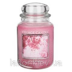 Аромасвічка ТМ Village Candle Цвітіння сакури (час горіння 170 годин), фото 1