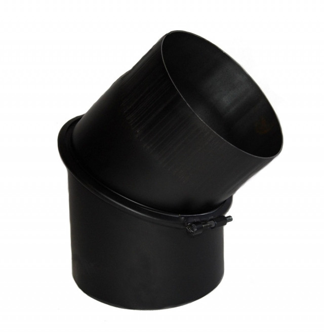 Димохідне коліно KAISER PIPES 45° універсальне регульоване (2 мм) Ø150