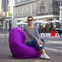 Кресло груша 350 л, со съемным чехлом, TM "PANDA" (фиолетовый)