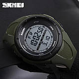 Тактичний годинник SKMEI 1025 Military Waterproof олива, фото 2