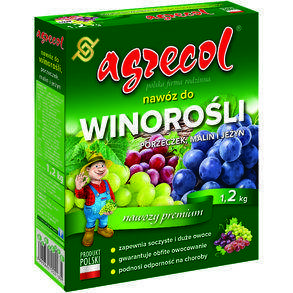 Добриво Agrecol для винограду, малини та смородини 1.2 кг