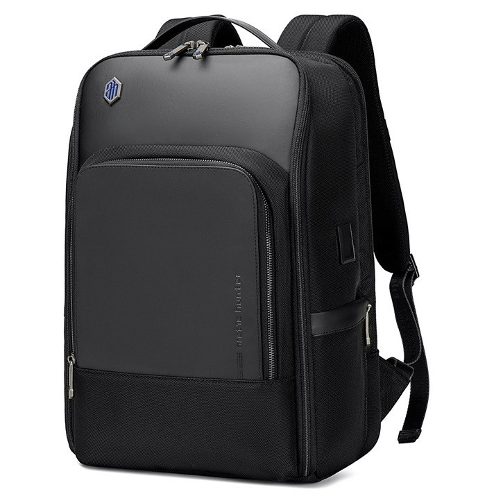 Сучасний тонкий рюкзак Arctic Hunter B00357, з USB, кишенею ноутбука, RFID захистом і розширювачем, 22л