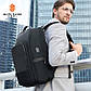 Дорожній рюкзак Arctic Hunter B00403, з трьома відділеннями, USB-портом і кишенею для ноутбука 15,6", 25 л, фото 3