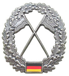 Беретний значок Бундесвера — Армейські розвідувальні сили — Barettabzeichen orig. Bw Metall ´´Heeresaufklärer´