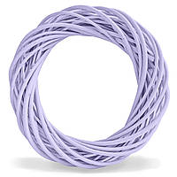 Вінок з лози 25 см фіолетовий