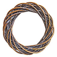 Вінок із лози 25 см коричневий