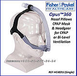 Маска для носа Fisher & Paykel Opus 360 Nasal Pillows Mask for CPAP or Bi-Level Ventilation REF HC482U Single, фото 2