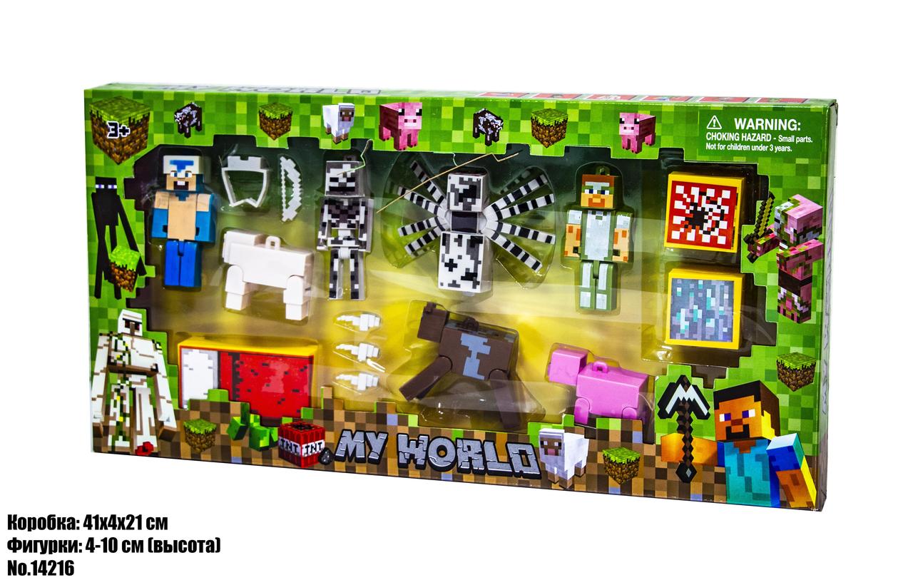 Фігурки Minecraft в блістері 14216