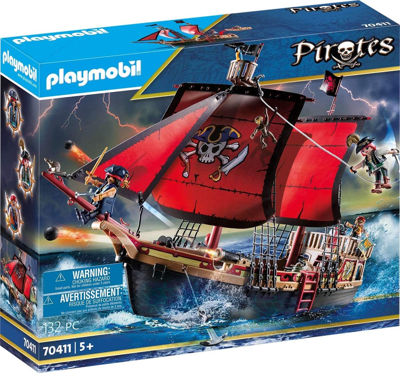 Плеймобіл Піратський бойовий корабель — череп 70411 Playmobil Pirates Skull Fighting Ship