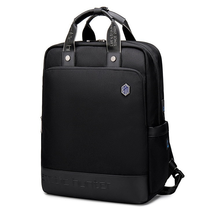 Сучасний тонкий рюкзак Arctic Hunter B00357, з USB, кишенею ноутбука, RFID захистом і розширювачем, 22л