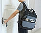 Сучасний тонкий рюкзак Arctic Hunter B00357, з USB, кишенею ноутбука, RFID захистом і розширювачем, 22л, фото 8