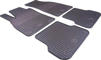 Килимки гумові для Audi A4 (B-6) 2001-2004 кт-4шт. (POLYTEP)