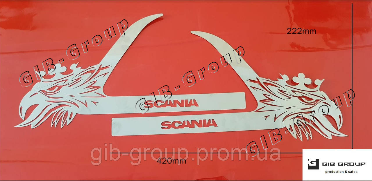 Окантовка дверних ручок для Scania