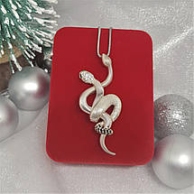 Змія, Змій, Змії, кулон, підвіс, амулет, срібло/золото, фото 4