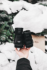 Угги дитячі UGG Classic Mini Suede Black (детские Угг Классик Мини замша черные) 5854ch, фото 4