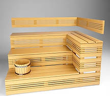 Комплект Сауна "Липа Люкс" 10 м3