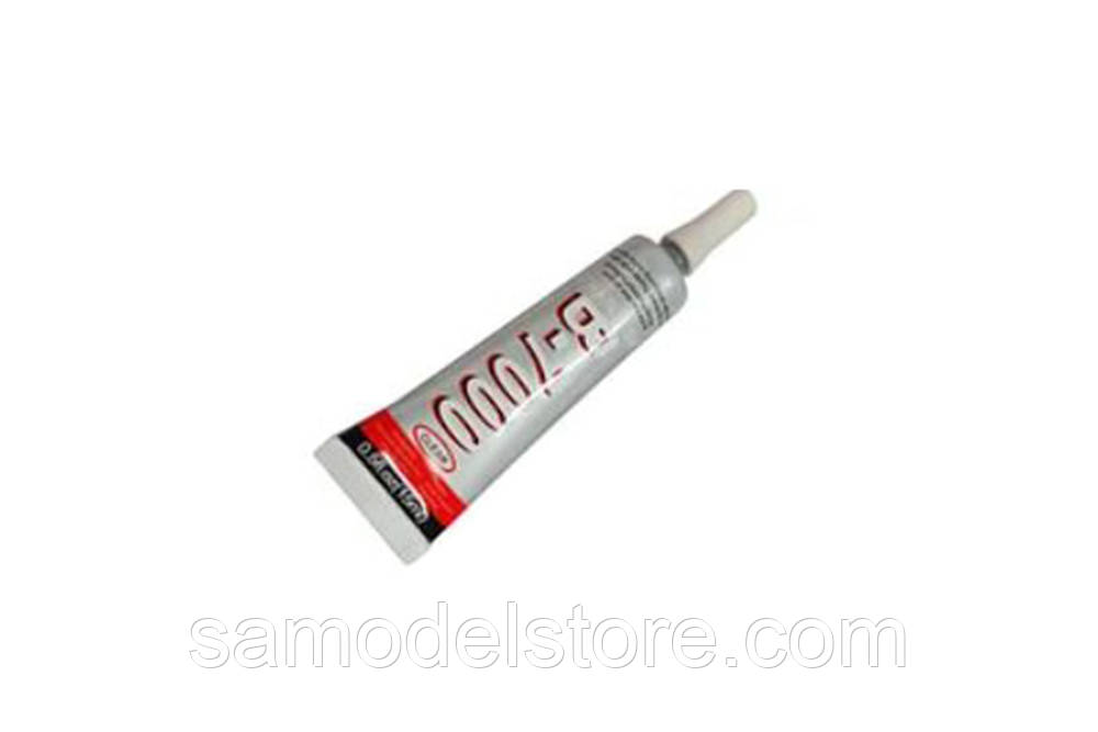 Силіконовий клей В7000 15 мл. для приклеювання сенсорів і рамок, фото 1