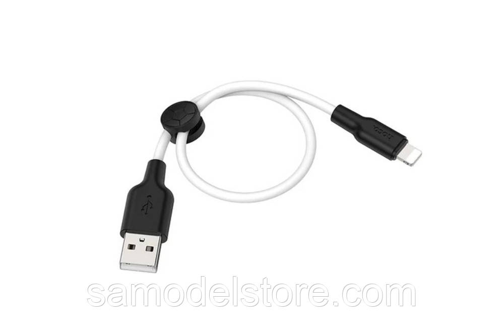 Кабель lightning для iPhone HOCO X21 Silicone 0,25м., фото 1