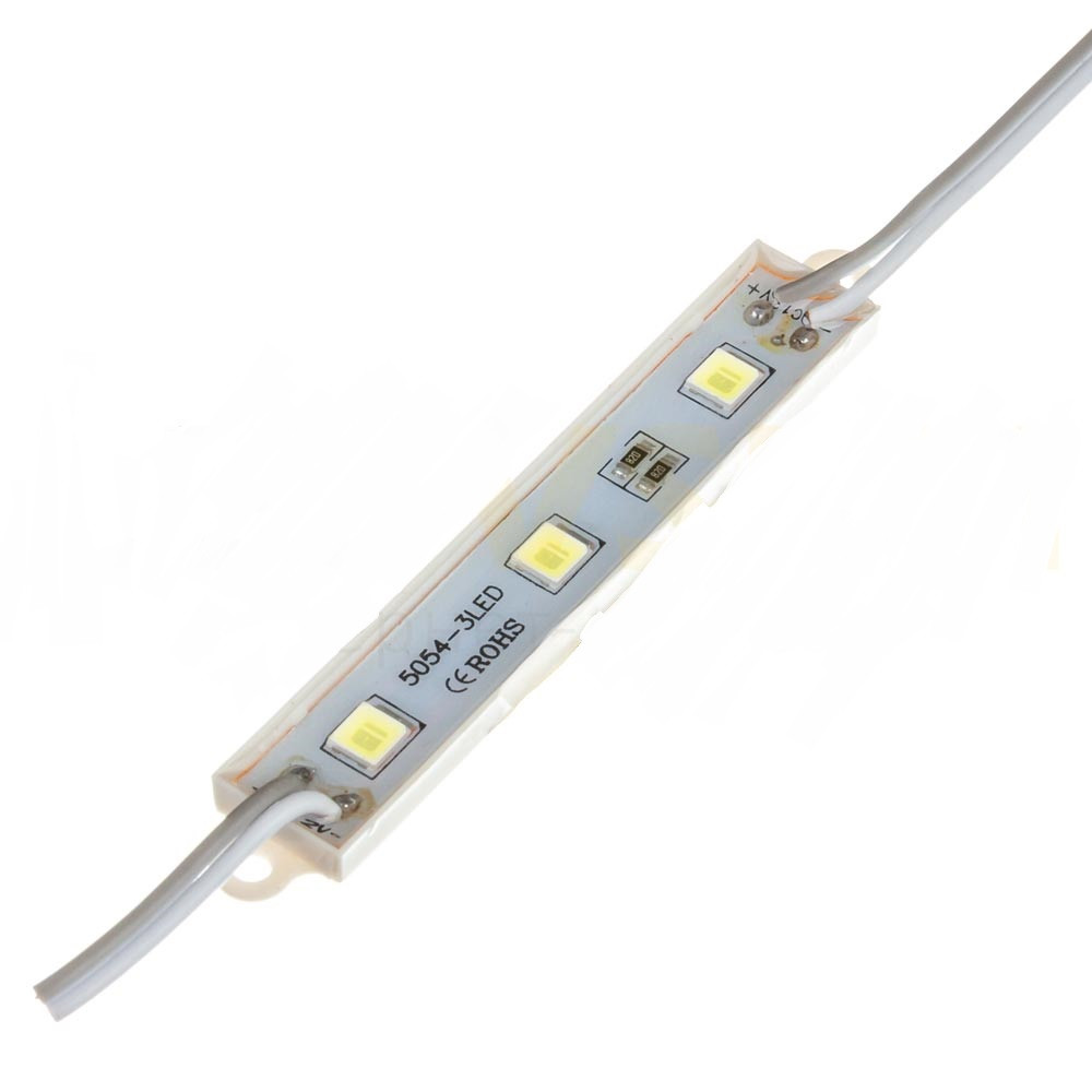 Модуль 12V білий 3led smd5054 0.72 Вт IP65 (кластер)