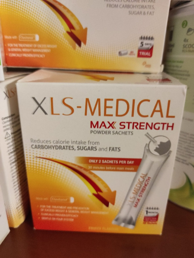 XLS-Medical — MAX STRENGTH блокатор вуглеводів, цукрів і жирів — саше на курс 60 пак