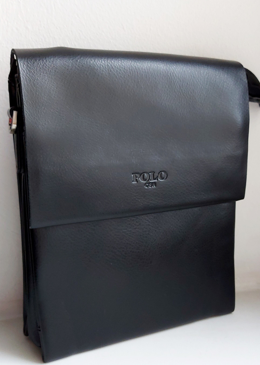Мужская сумка POLO 378-2 black. Мужские сумки POLO купить недорого в Украине