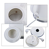 Чайник електричний, керамічний, 1.5 л. KM-1725, фото 7