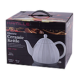 Чайник електричний, керамічний, 1.2 л. KM-1726, фото 9