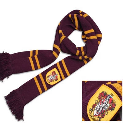 Шарф Гаррі Поттер і Грифіндор OLOEY акрил бордовий