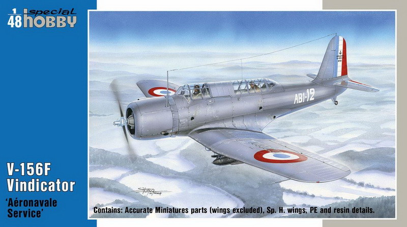Пластикова модель 1/48 Special hobby 48213 Американський бомбардувальник V-156F Vindicator Aéronavale Service