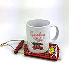 Декоративні дерев'яні костер-санки Щасливого Різдва! хркс0002ку Тур-Колекшн, фото 5