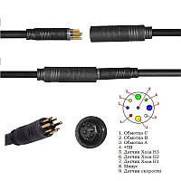 Кабель мотора 9-контактный GP 1600 mm