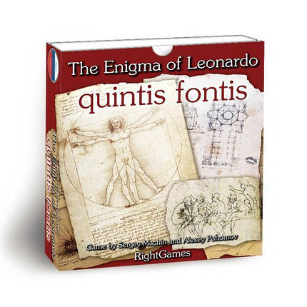 Настільна гра Загадка Леонардо: Quintis Fontis (доповнення), фото 1