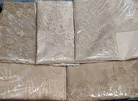 Скатертина 150*220 см. тканина з мереживом