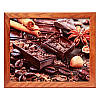 Піднос на подушці 44х36 см Шоколад зерна кави кориця, фото 2