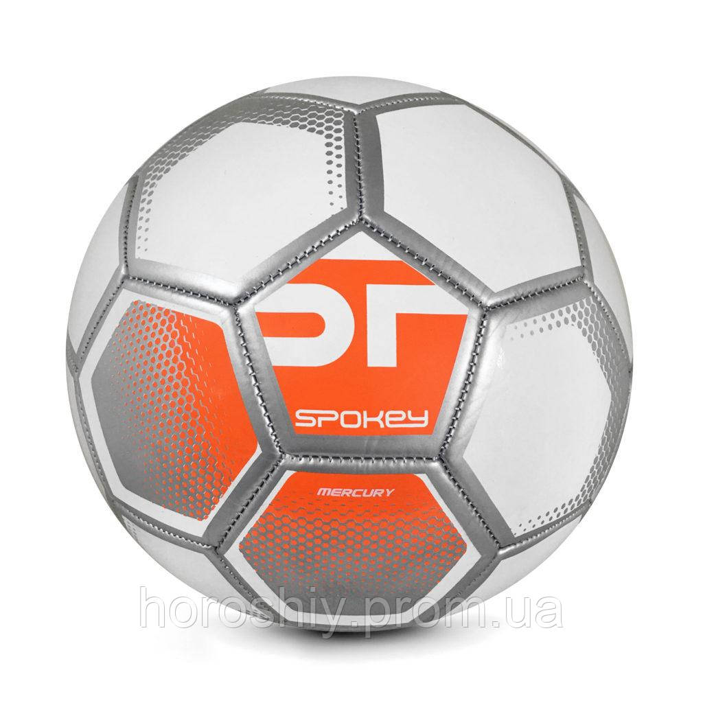 Футбольний м'яч розмір 5 Spokey MERCURY Біло-помаранчевий