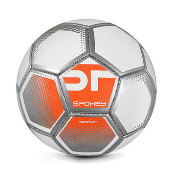 Футбольний м'яч розмір 5 Spokey MERCURY Біло-помаранчевий