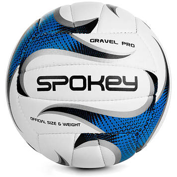 Волейбольний м'яч розмір 5 Spokey Gravel Pro Біло-синій