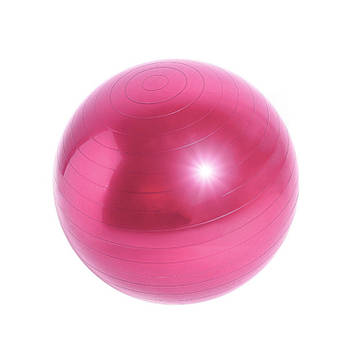 Фітбол для фітнесу йоги 65 см гімнастичний м'яч Рожевий Dobetters Profi